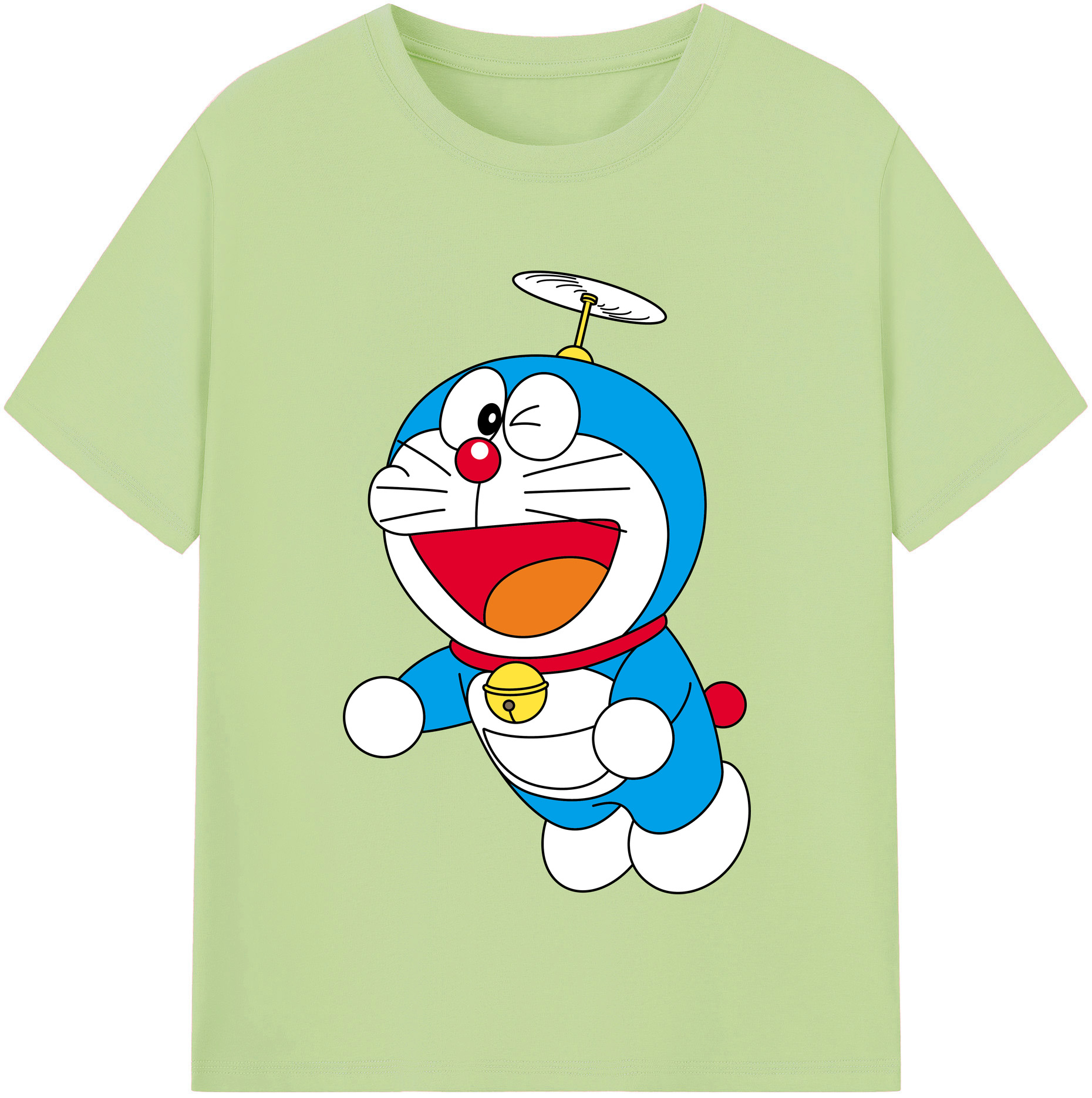 （画像用） ドラえもん Doraemon 綿100％半袖Tシャツ（フロントプリント）